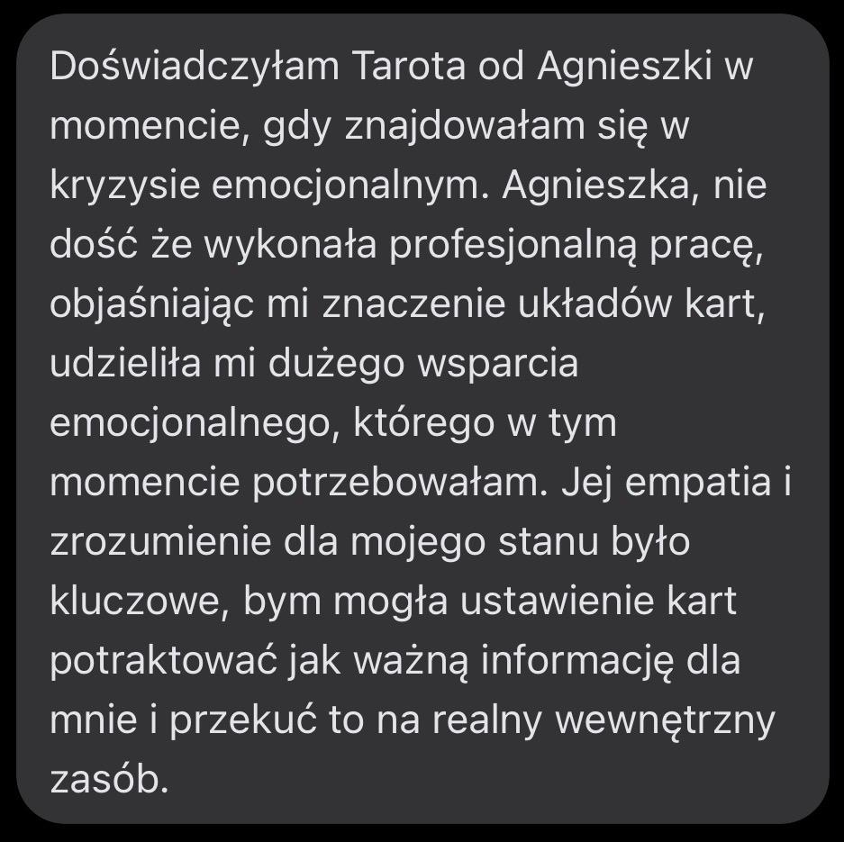 Opinia klientki o pracy ze wzorcami